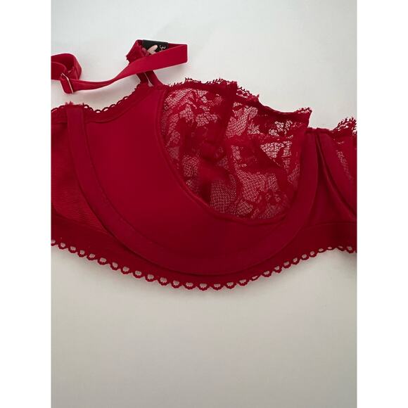 Victoria's Secret Women's Dream Angels Push Up Bra without Padding Red Size 34D - Picture 8 of 13